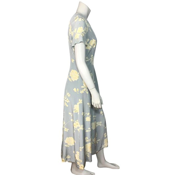 VINTAGE J. PETERMAN Silk Floral Dres - Picture 2 of 8